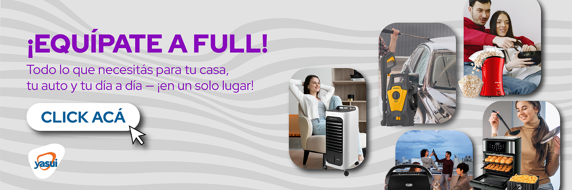¡Equípate a full!