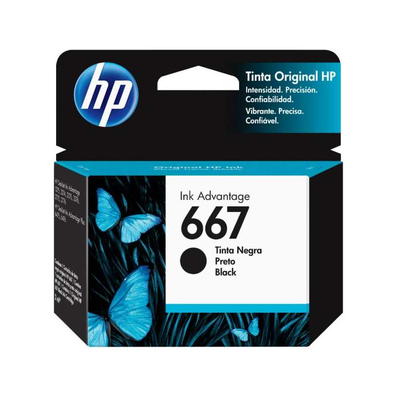 Cartucho HP 667 negro - Yasui