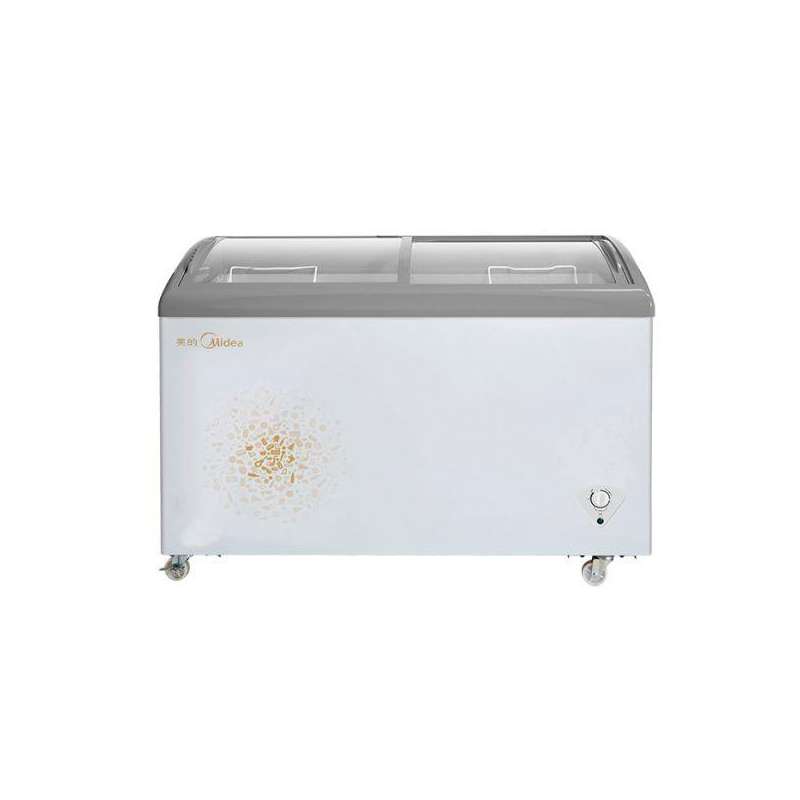 FREEZER PARA HELADOS MIDEA  MOD. 254 VIDRIO CURVO