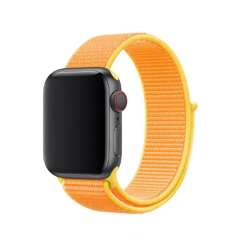 SPORT LOOP NYLON FOR APPLE WATCH 42MM/44MM , CANARY YELLOW