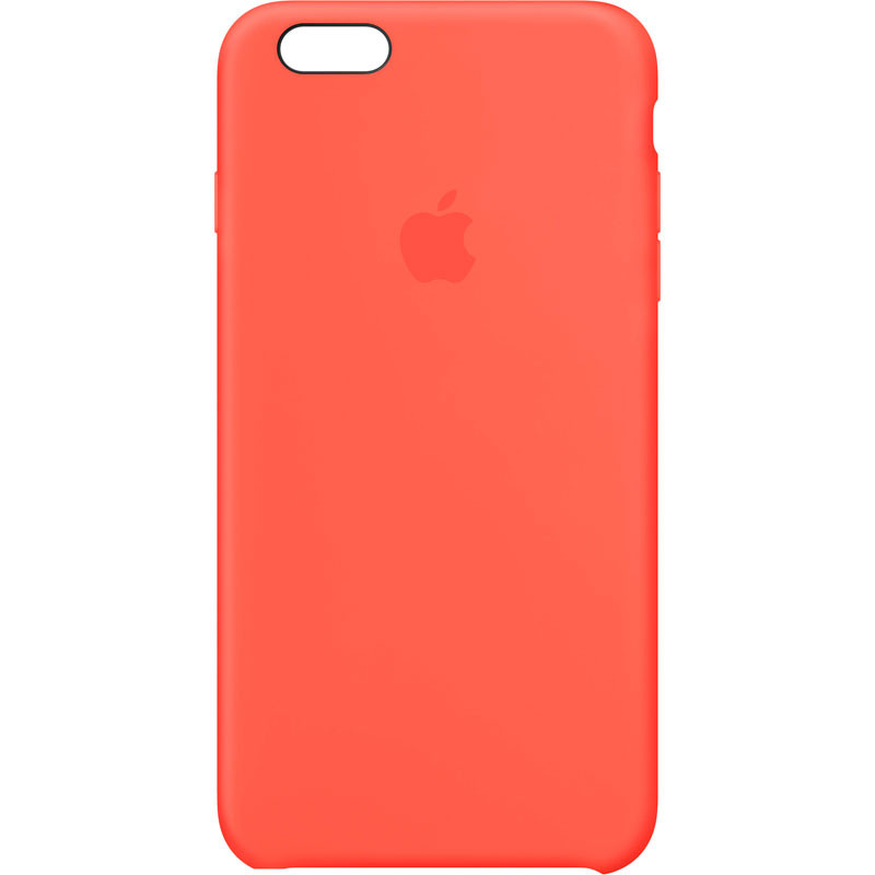 Apple iPhone 6S Plus Case Silicone, Orange MKXQ2ZM/A