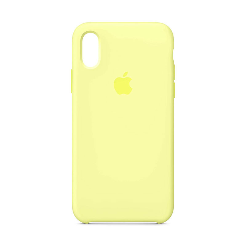 Apple iPhone XS Case Silicone, Mellow Yellow MUJV2ZM/A