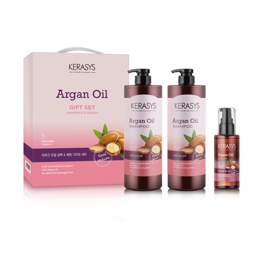 KERASYS ARGAN OIL GIFT SET SHAMPOO Y SERUM