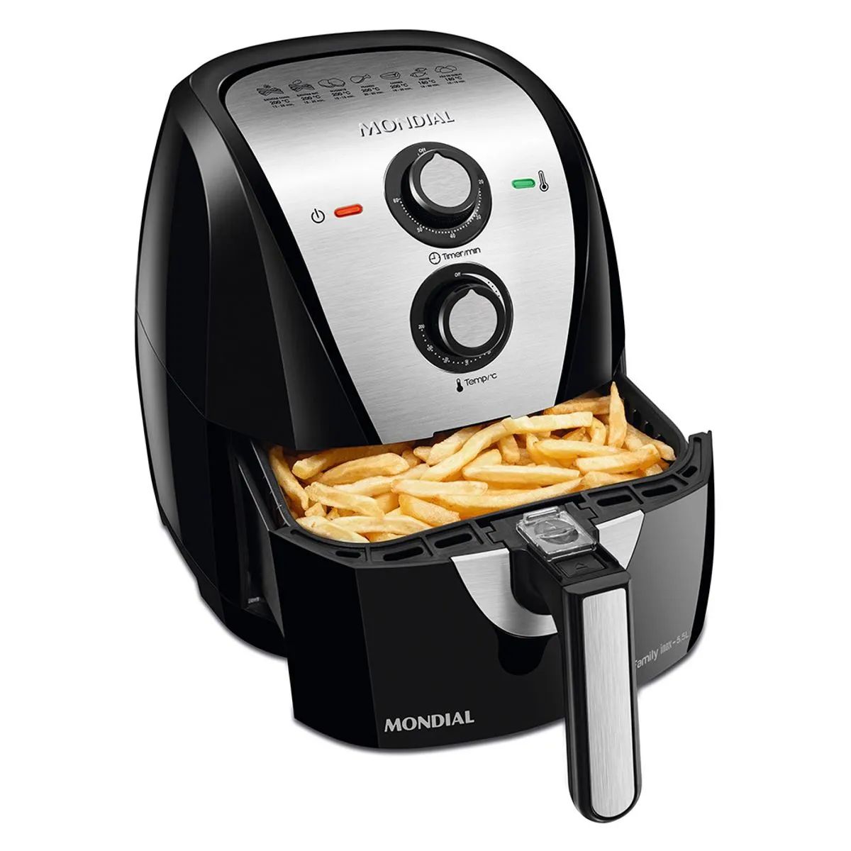 AIR FRYER - GRAND FAMILY - INOX - 5,5L