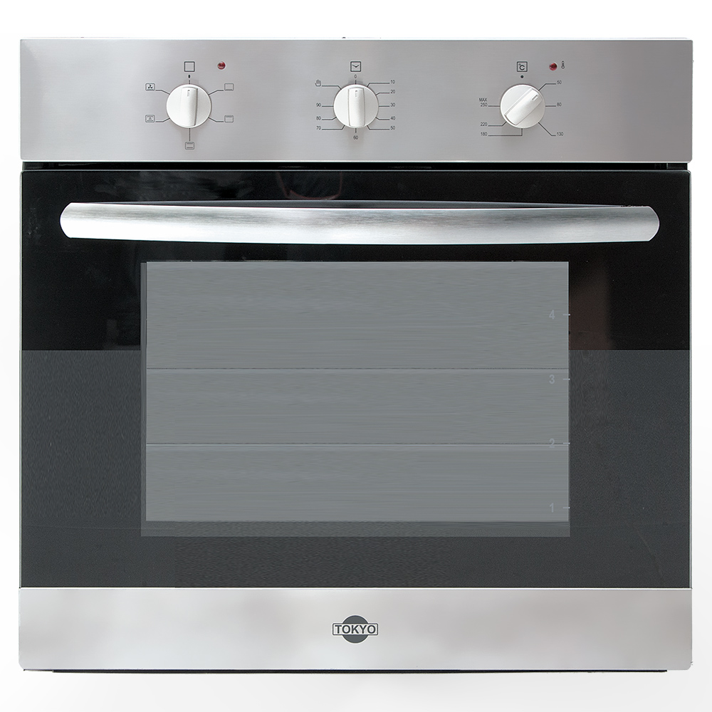 ContiMarket. HORNO ELEC EMPOTRABLE TOKYO ELISA 60L INOX DIGITAL CON  CONVECTOR Y ESPIEDO