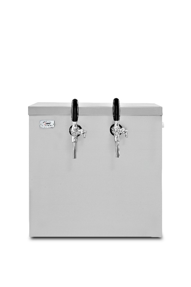 CHOPPERA MEMO 2 CANILLAS MOD ITAIPU INOX A HIELO 60L X HORA 50KG HIELO