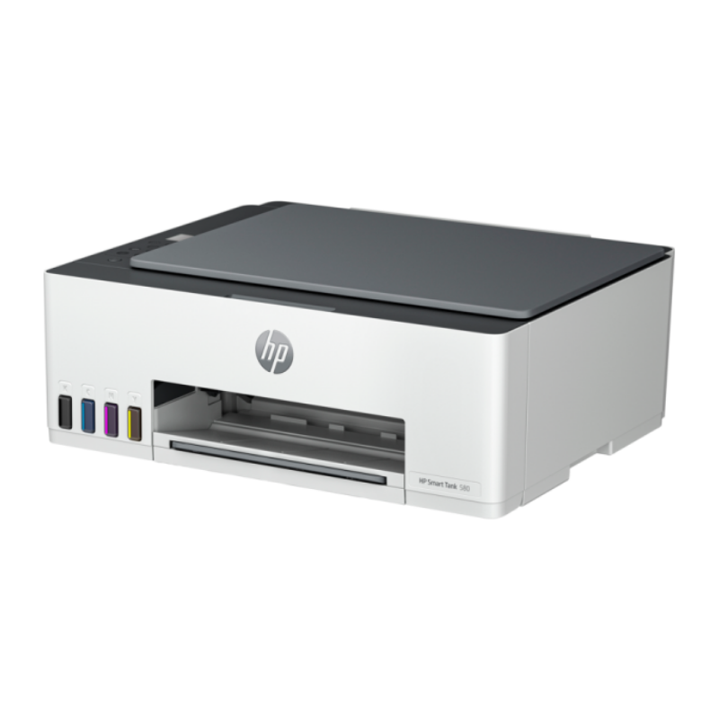 IMPRESORA ICS HP SMART TANK 580 BIV WHITE BT-WIFI-A4-22PPM-GT52-GT53