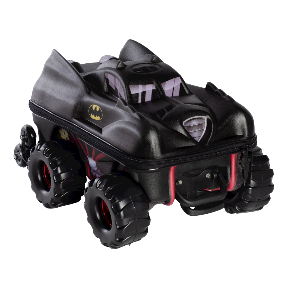 MALETA/MOCHILA BATMOVIL MONSTER TRUCKS NEGRO
