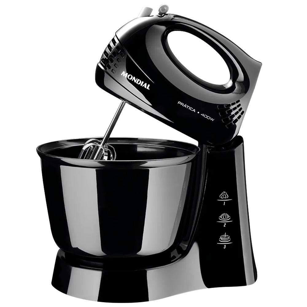BATIDORA PRATICA BLACK 400W 3 VELOCIDADES / 1 BOL HECHO EN BRASIL