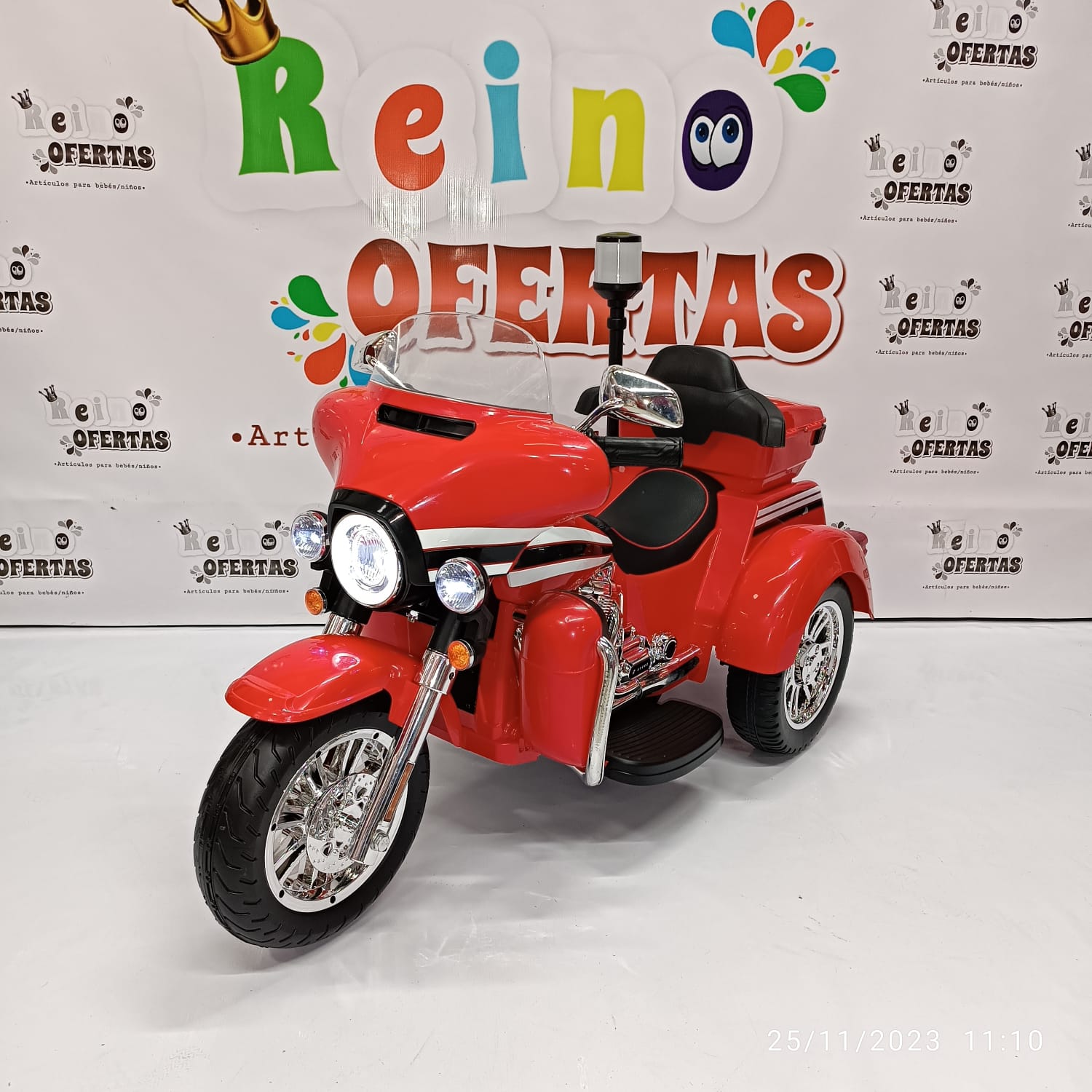 MOTO POLICÍA A BATERIA