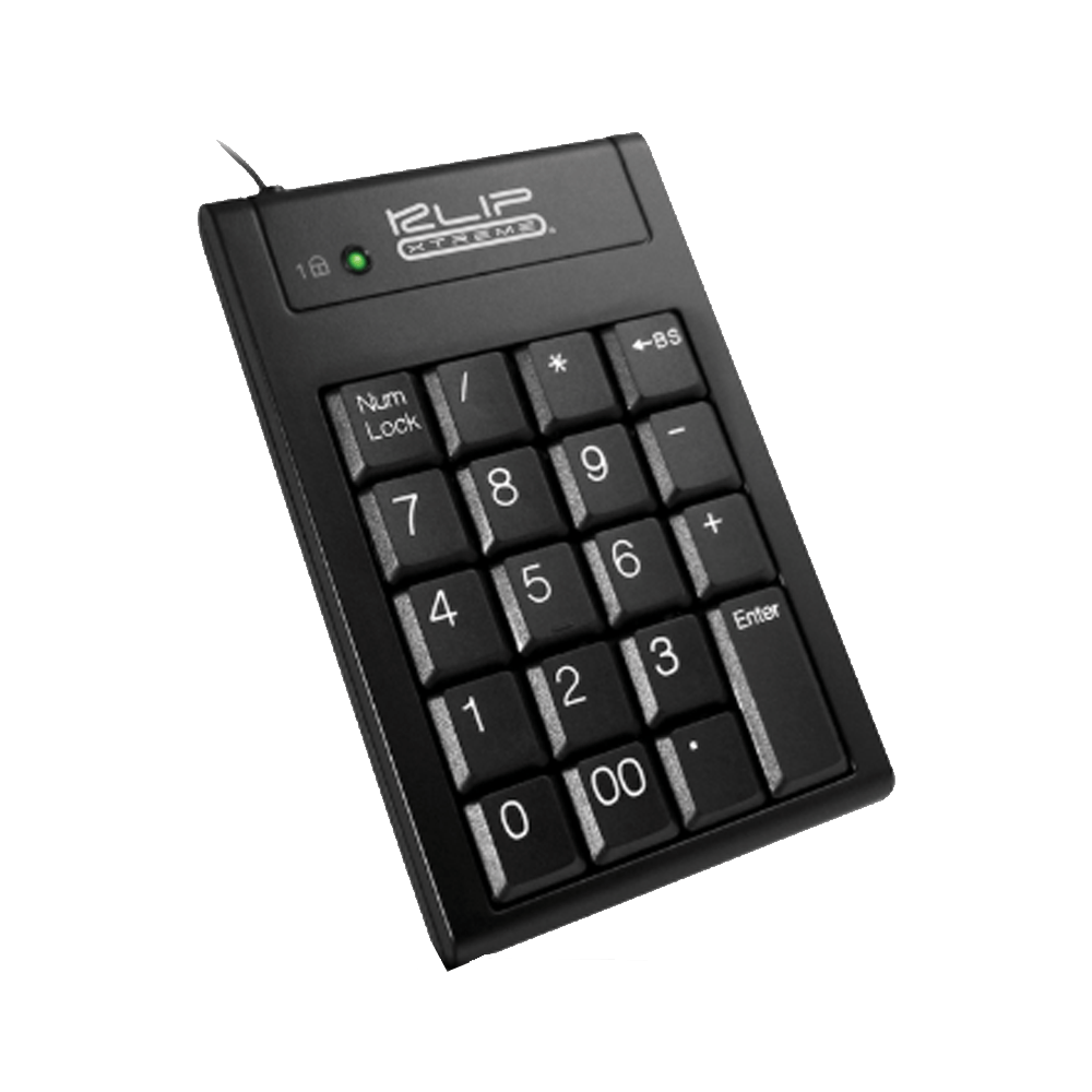 TECLADO KLIP USB KNP-100 NUMERICO NEGRO