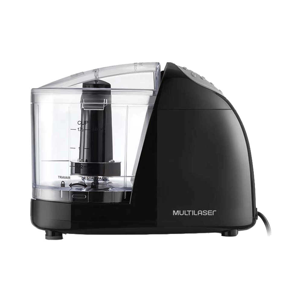 MINI PROCESADOR MULTILASER CE077EUR 100W 220V LAMINA INOXIDABLE NEGRO