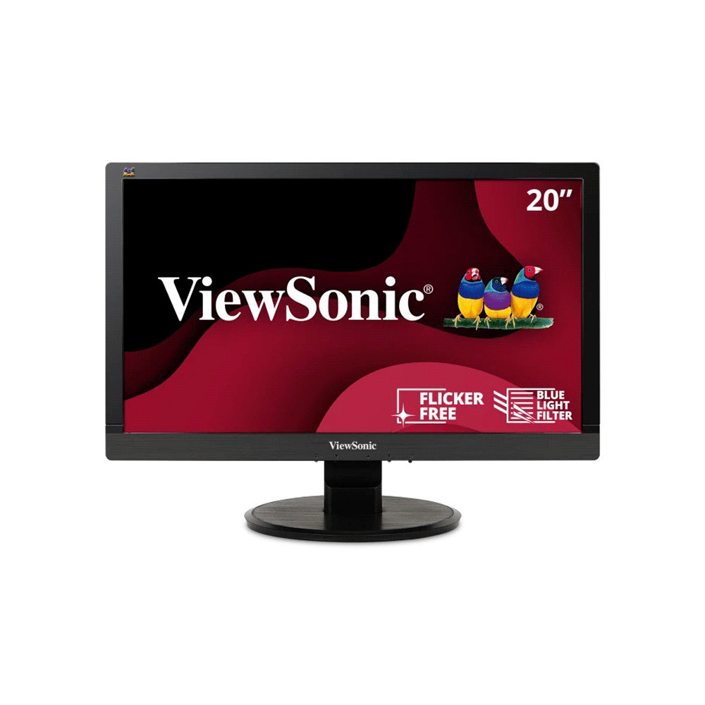 MONITOR 20" VIEWSONIC VA2055SM FHD VGA/DVID/25MS/NEGRO/BIVOLT Yasui