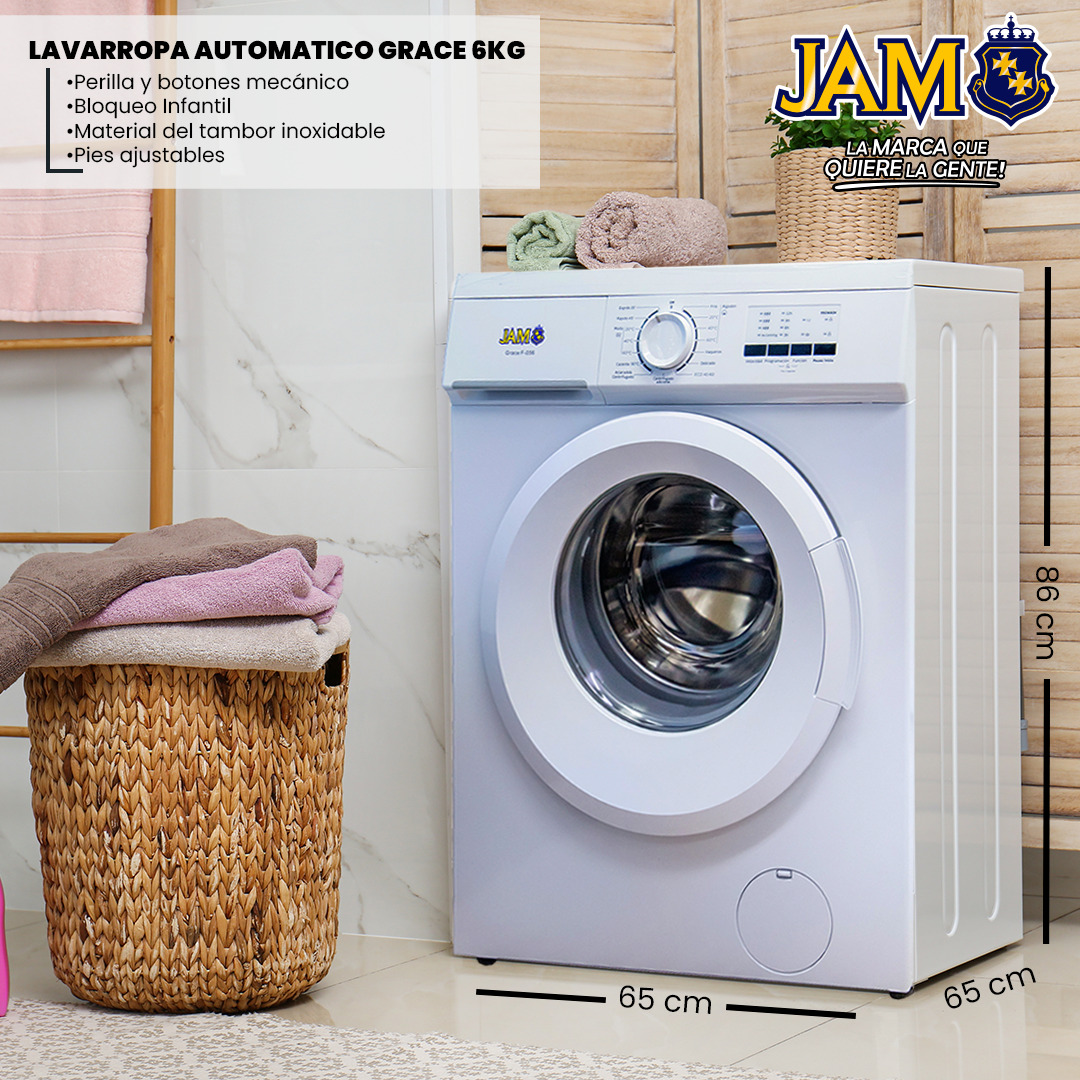 Lavarropas Jam Automática Grace 6kg