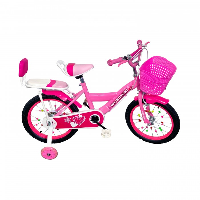 BICICLETA 16' ROSA CON CANASTA