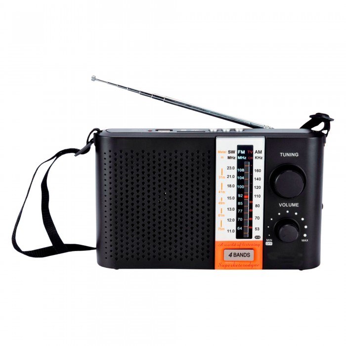 RADIO FM/TV/AM/USB/SD 4 BANDAS 800W