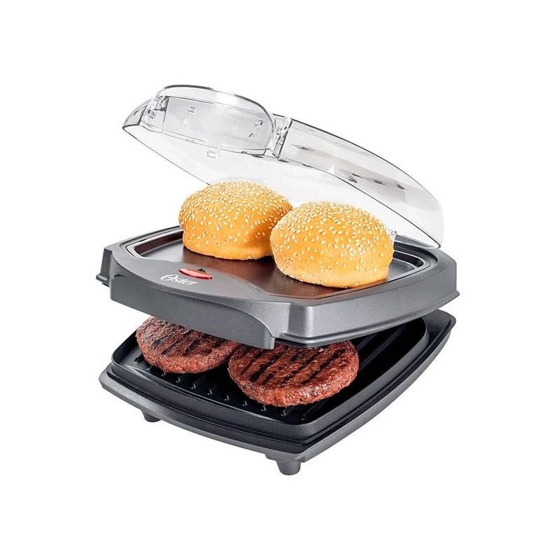 GRILL BURGUER OSTER 2 EN 1 DISPONE DE PARRILLA Y PLANCHA