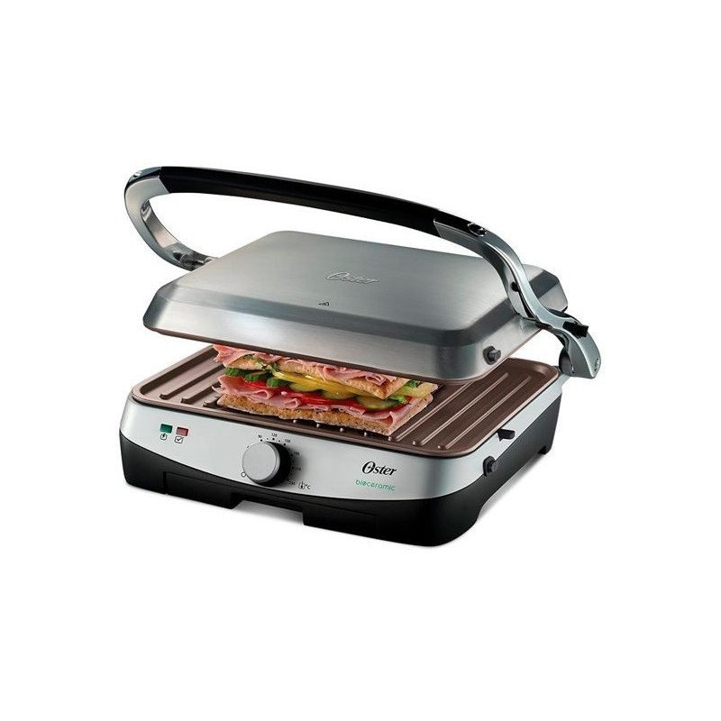 SANDWICHERA GRILL ELÉCTRICA OSTER MULTIUSO