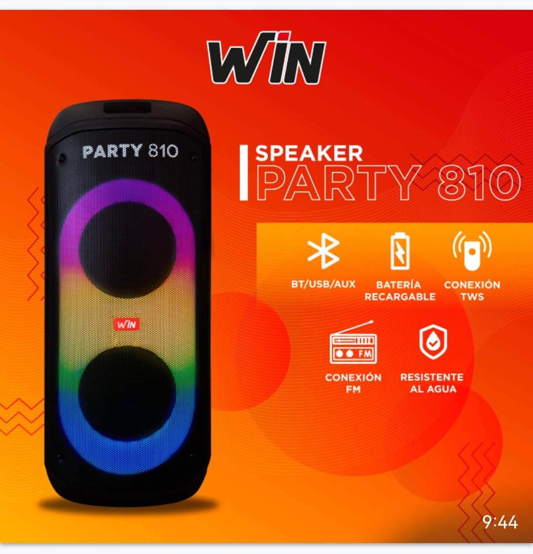 SPEAKER WIN PARTY 810