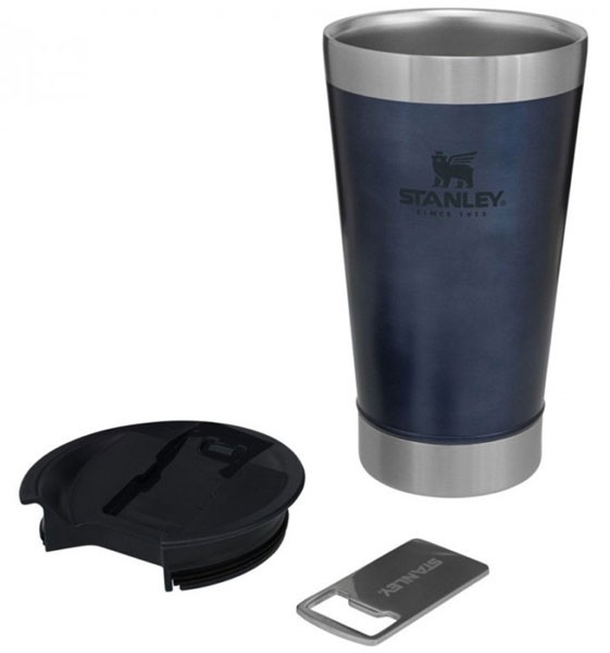 Vaso Stanley Beer Pint de Cerveza 473ml c/Tapa + Abridor