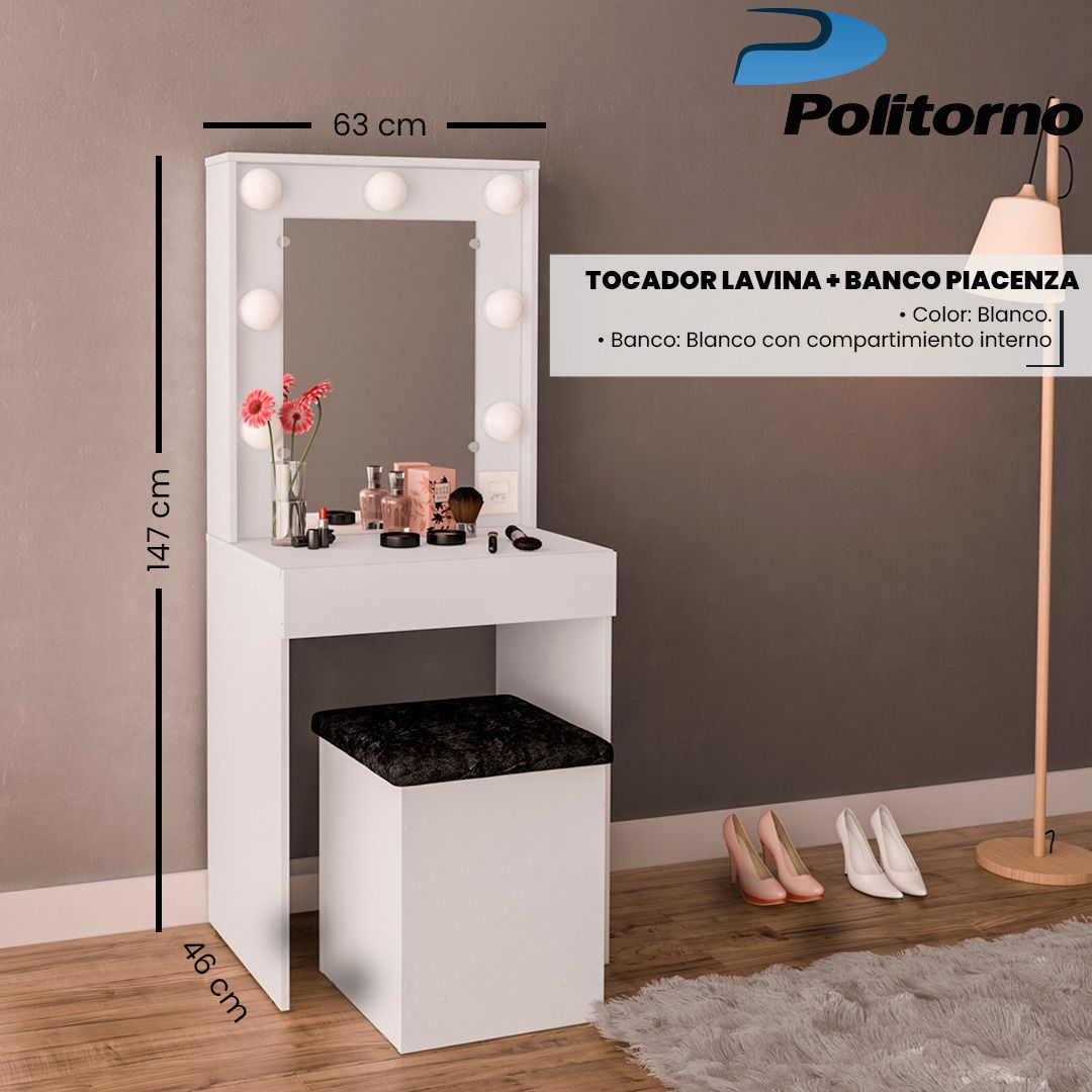 TOCADOR LAVINA+BANCO PIACENZA