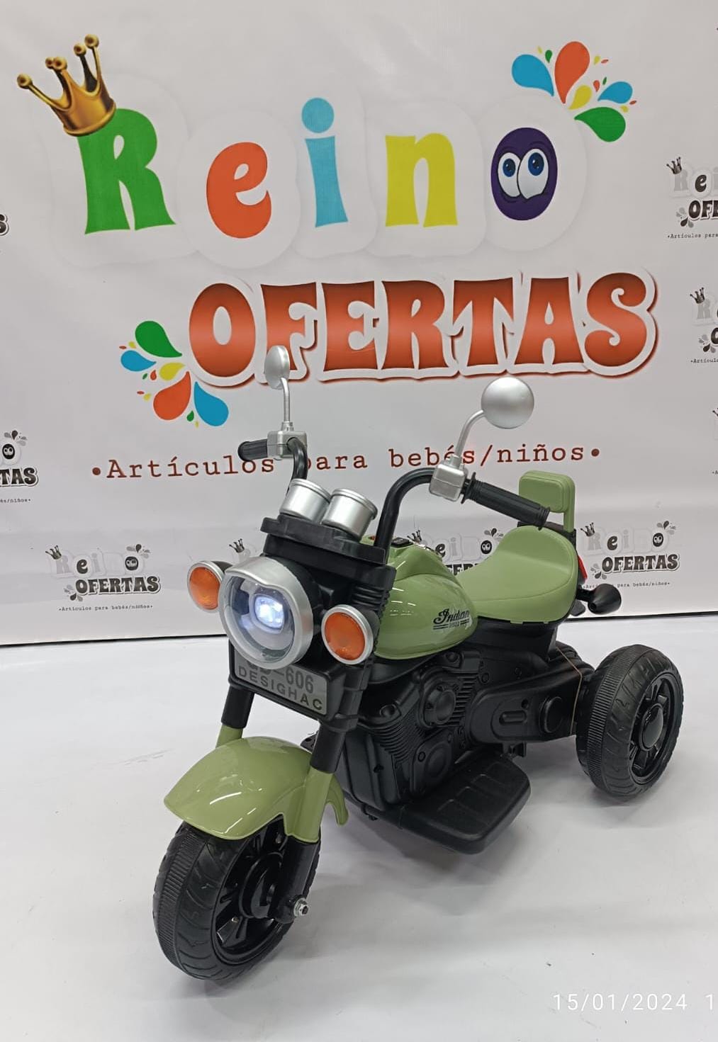 MOTO A BATERÍA CHOPPER 