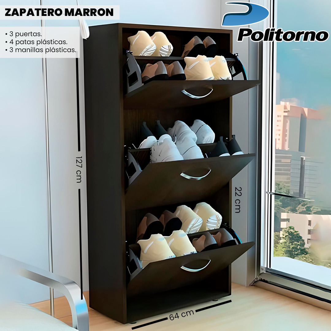 ZAPATERO MARRÓN POLITORNO